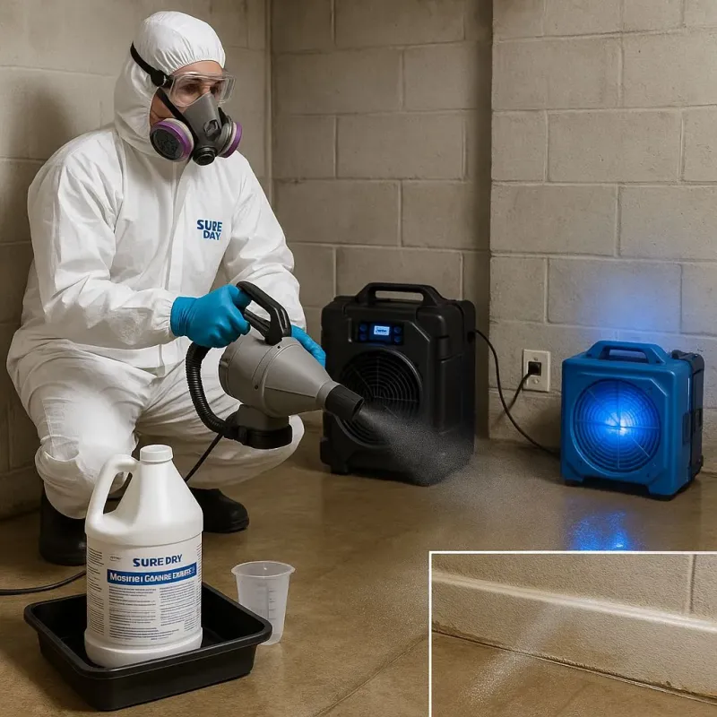 Sanitization and Odor Removal process in Greenport West, NY