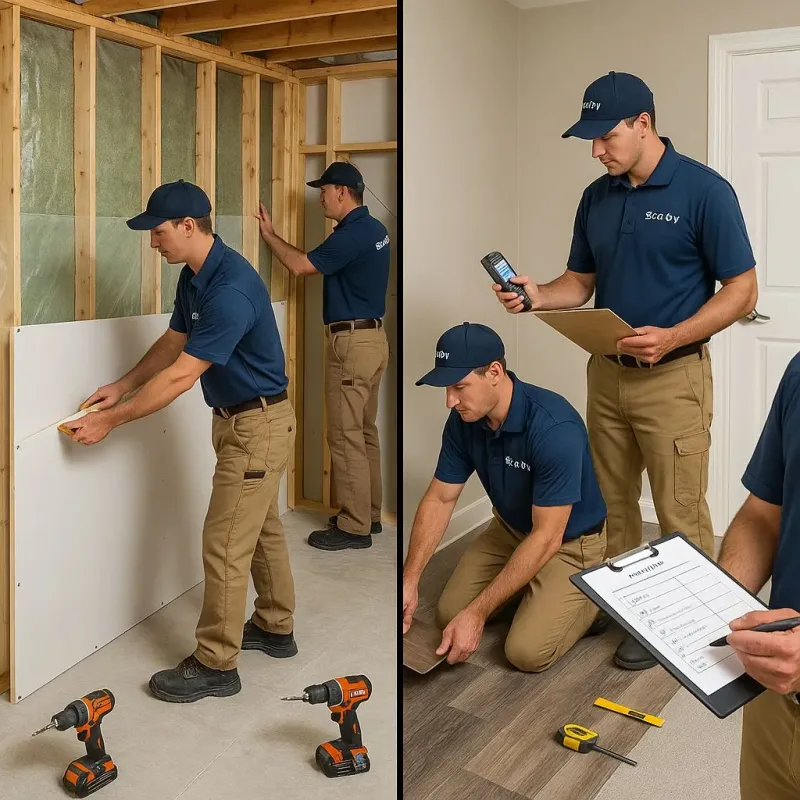 Repairs and Reconstruction process in Greenport West, NY